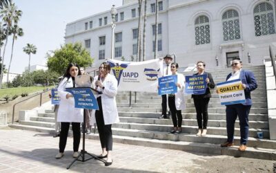 Doctors Fight to Unionize: Loma Linda Medical Residents, Mental Health Advocates Gather at City Hall