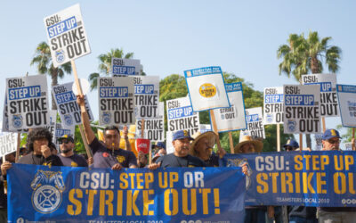 CSU Union Members and Students Rally for Fair Wages, Against Proposed Tuition Hike