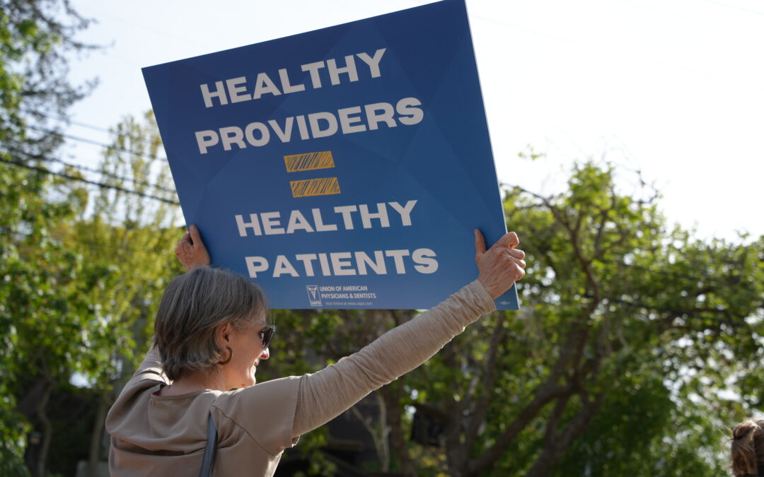 UAPD and SEIU UHW Members Protest Unsafe Staffing Levels at LifeLong Medical Care’s Annual Gala